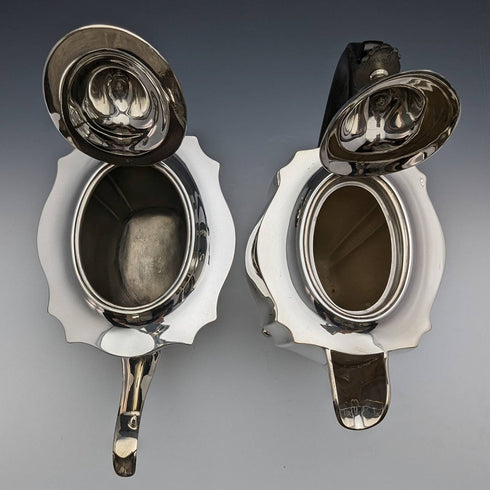 1906 British Antique Silver Plated Teapot Set of 4 George Gordon